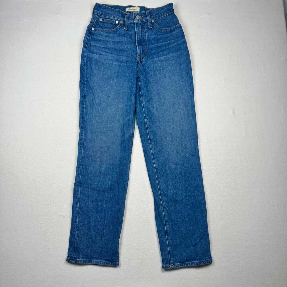 Madewell High-Rise Straight Jeans Size 26 Blue Denim